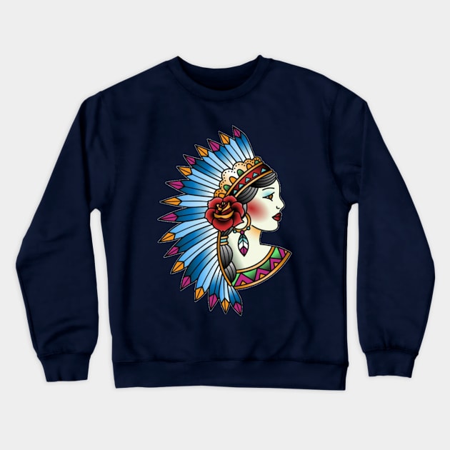 India Crewneck Sweatshirt by angelmr61